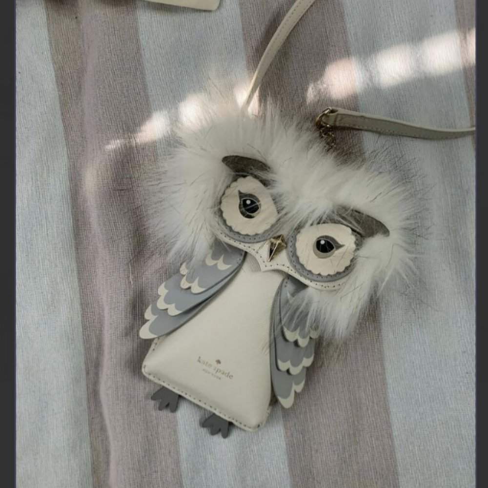 kate spade owl phone crossbody bag purse nwot - Picture 7 of 8
